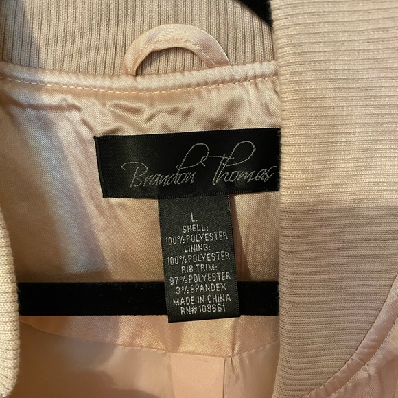 Rose Gold Bomber Jacket - Picture 3 of 3